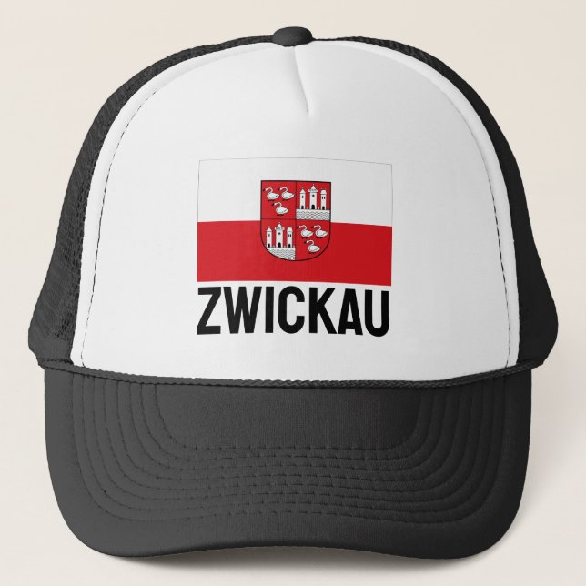 Gorra De Camionero Bandera de Zwickau, Alemania (Anverso)