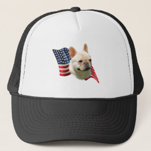 Gorra De Camionero Bandera del Bulldog francés