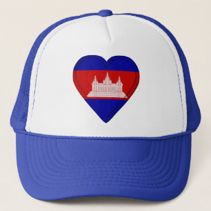 Gorra De Camionero Bandera del camboyano de Camboya