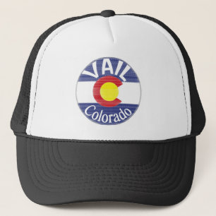 Gorra De Camionero Bandera del círculo de Vail Colorado