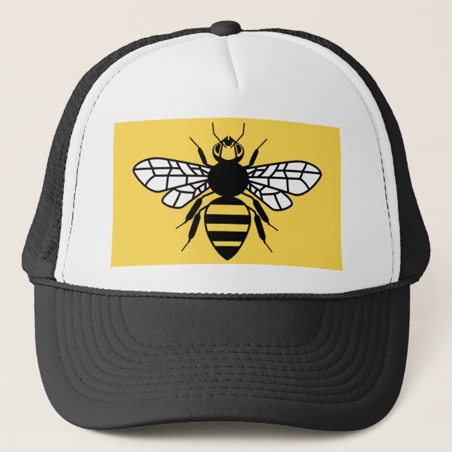 Gorra De Camionero Bandera del Condado de Manchester (Anverso)