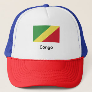 Gorra De Camionero Bandera del Congo