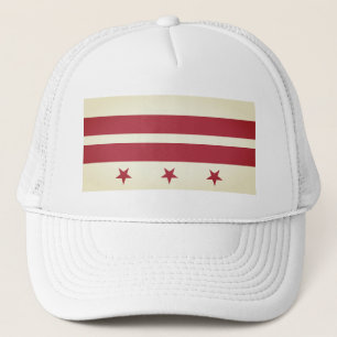 Gorra De Camionero Bandera del Distrito de Columbia