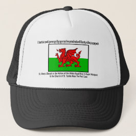 Gorra De Camionero Bandera del dragón galés Llanfairpwllgwyngyll