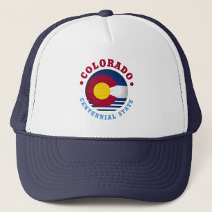 GORRA DE CAMIONERO BANDERA DEL ESTADO CENTENARIO DE COLORADO