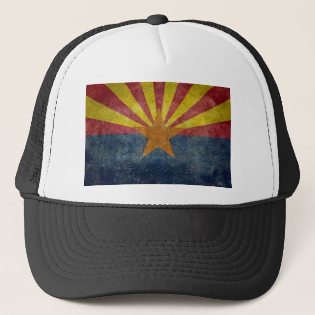 Gorra De Camionero Bandera del estado de Arizona (Anverso)
