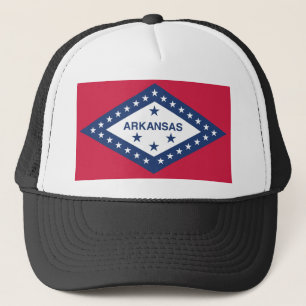 Gorra De Camionero Bandera del estado de Arkansas