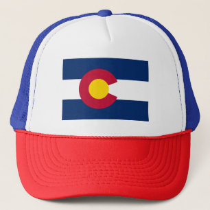 Gorra De Camionero Bandera del estado de Colorado