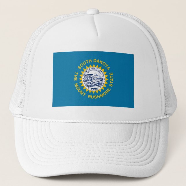 Gorra De Camionero Bandera del Estado de Dakota del Sur (Anverso)