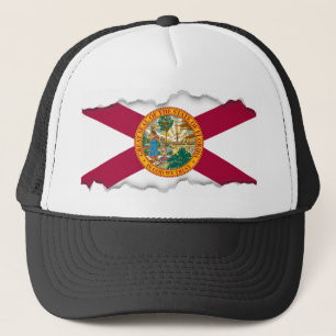 Gorra De Camionero Bandera del estado de Florida