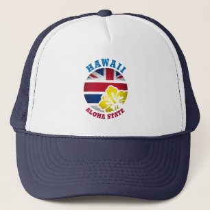 GORRA DE CAMIONERO BANDERA DEL ESTADO DE HAWAII ALOHA
