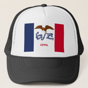 Gorra De Camionero Bandera del Estado de Iowa