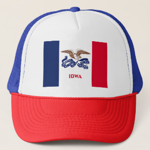 Gorra De Camionero Bandera del estado de Iowa