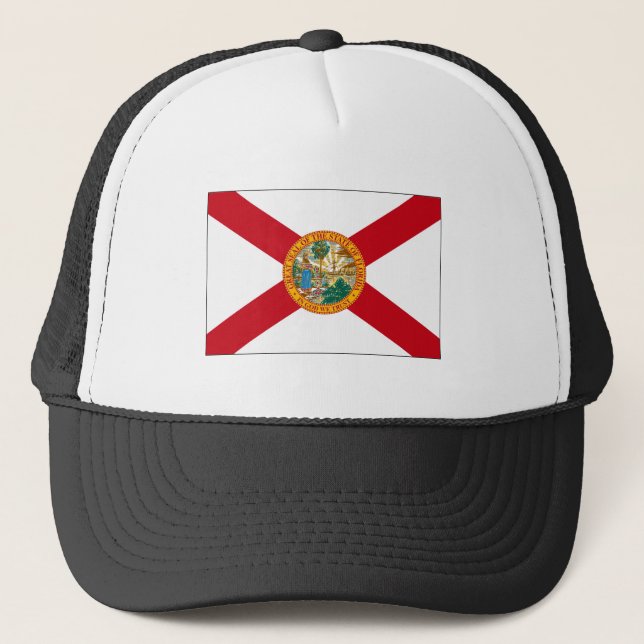 Gorra De Camionero Bandera del estado de la Florida (Anverso)