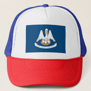 Gorra De Camionero Bandera del estado de Louisiana