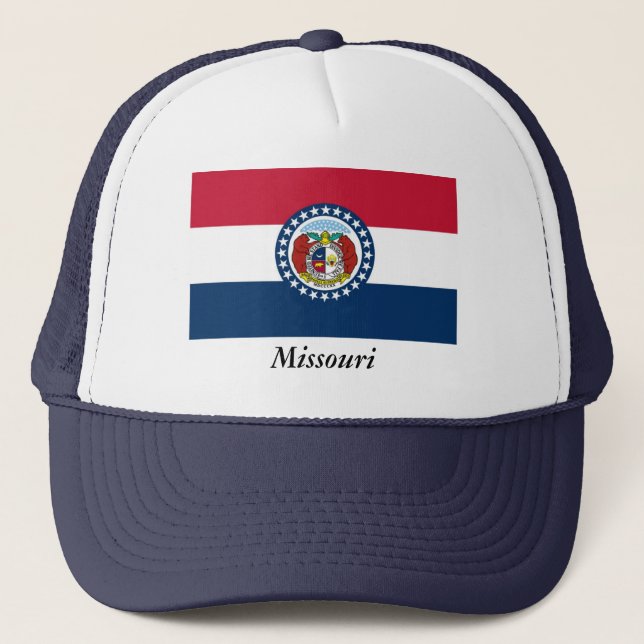 Gorra De Camionero Bandera del estado de Missouri (Anverso)