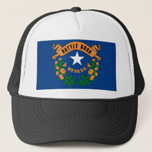 Gorra De Camionero Bandera del estado de Nevada
