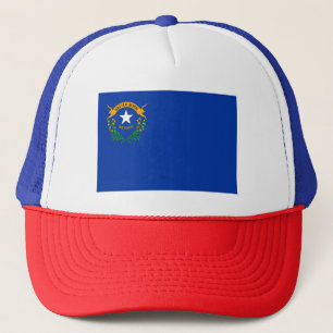 Gorra De Camionero Bandera del estado de Nevada