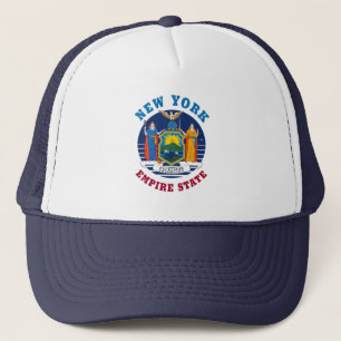 GORRA DE CAMIONERO BANDERA DEL ESTADO DE NUEVA YORK