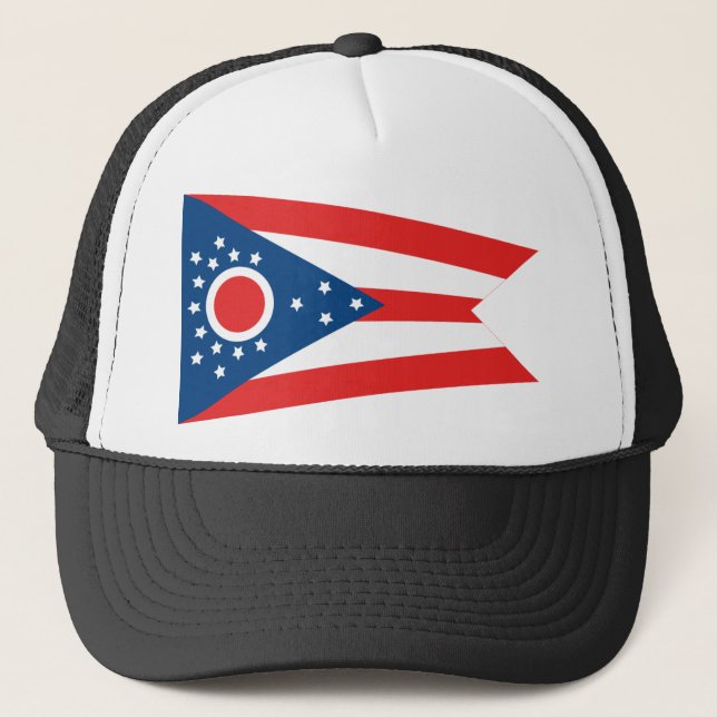 Gorra De Camionero Bandera del estado de Ohio (Anverso)