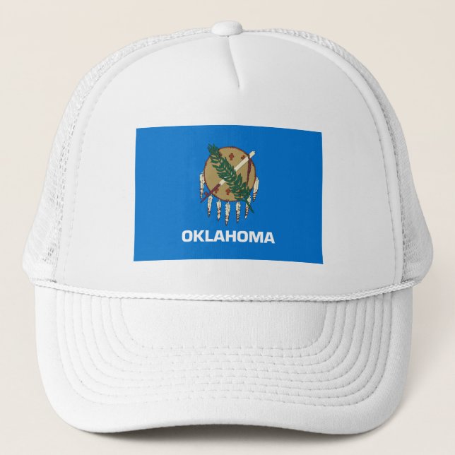 Gorra De Camionero Bandera del estado de Oklahoma (Anverso)