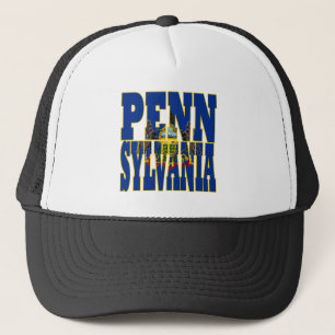 Gorra De Camionero Bandera del estado de Pensilvania
