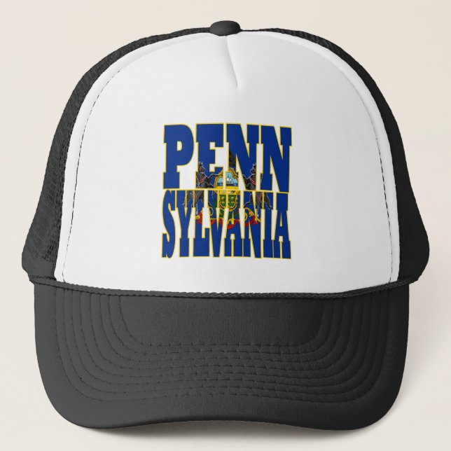 Gorra De Camionero Bandera del estado de Pensilvania (Anverso)