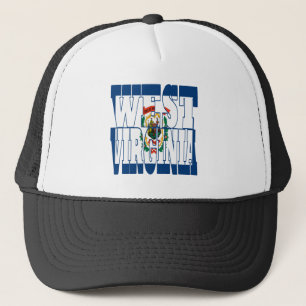 Gorra De Camionero Bandera del estado de Virginia Occidental
