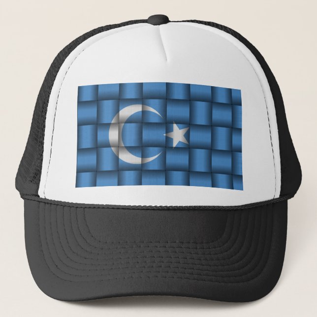 Gorra De Camionero Bandera del este hermosa de Turkestan (Anverso)