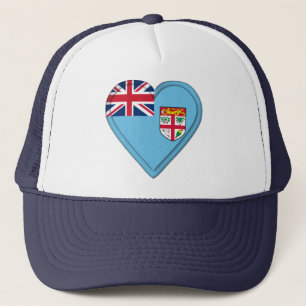 Gorra De Camionero Bandera del Fijian de Fiji
