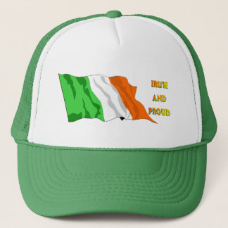 Gorra De Camionero Bandera del irlandés del día de St Patrick