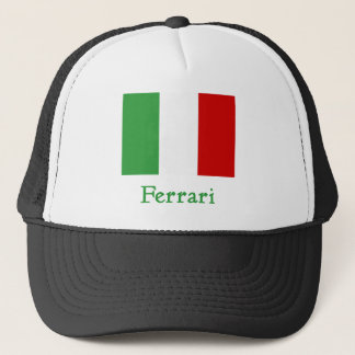 Gorra De Camionero Bandera del italiano de Ferrari