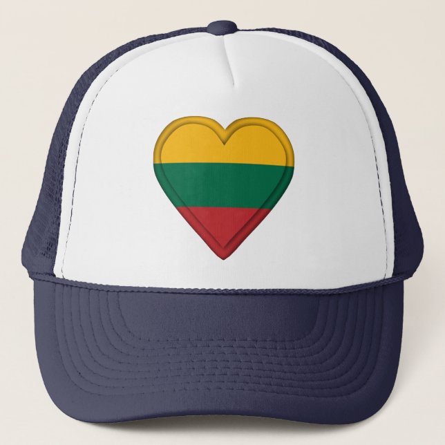 Gorra De Camionero Bandera del Lithuanian de Lituania (Anverso)