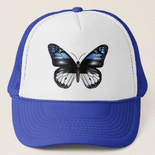 Gorra De Camionero Bandera del monarca de la mariposa de Estonia