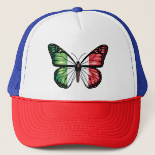 Gorra De Camionero Bandera del monarca de la mariposa de Italia
