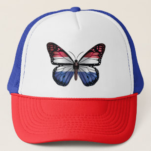 Gorra De Camionero Bandera del monarca de la mariposa de los Países B