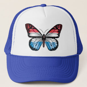 Gorra De Camionero Bandera del monarca de la mariposa de Luxemburgo
