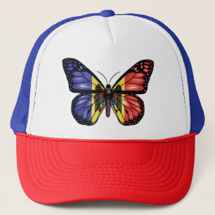 Gorra De Camionero Bandera del monarca de la mariposa de Moldavia