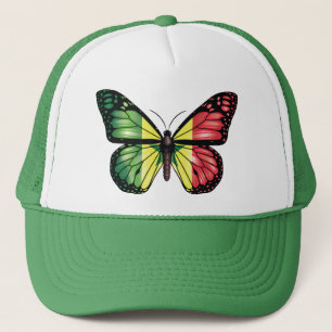 Gorra De Camionero Bandera del monarca de la mariposa de Senegal