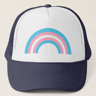 Gorra De Camionero Bandera del Orgullo Arcoiris transgénero