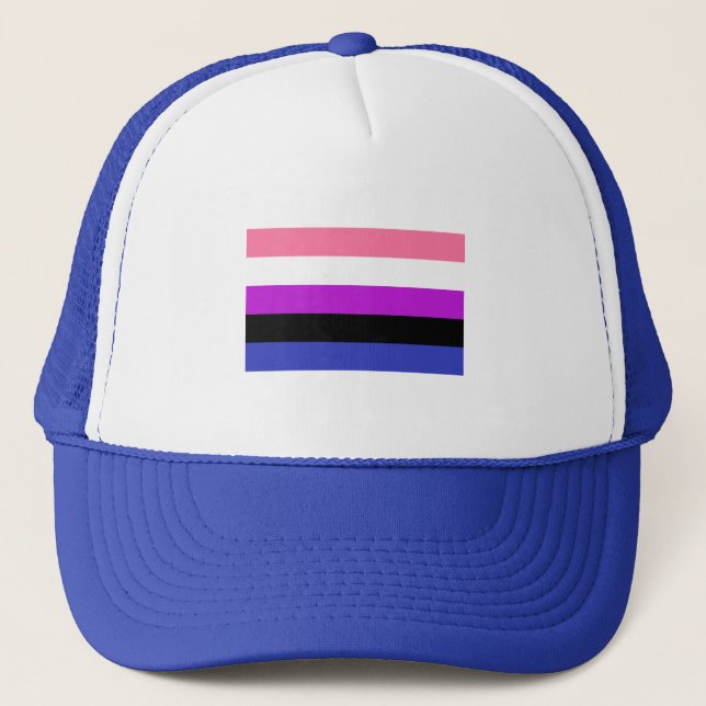 Gorra De Camionero Bandera del Orgullo de Gélulos (Anverso)
