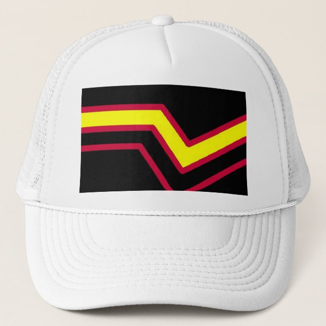 Gorra De Camionero Bandera del orgullo de goma (Anverso)