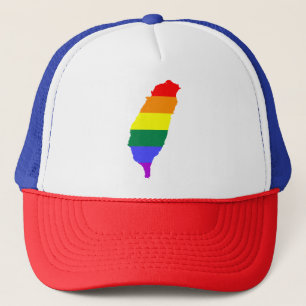 Gorra De Camionero Bandera del orgullo gay del arco iris de LGBT de