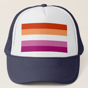 Gorra De Camionero Bandera del Orgullo Lesbiano LGBTQ