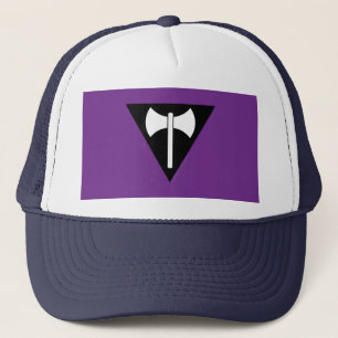 Gorra De Camionero Bandera del orgullo lésbico SlipperyJoe feminista 