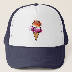 Gorra De Camionero Bandera del Orgullo LGBT de lesbianas aburridas Cr
