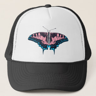 Gorra De Camionero Bandera del Orgullo Transgénero Mariposa Tradicion