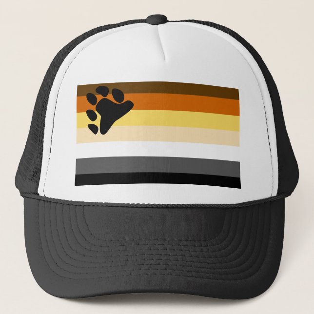 Gorra De Camionero Bandera del oso (Anverso)