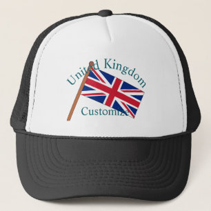 Gorra De Camionero Bandera del país Reino Unido Thunder_Cove