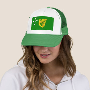 Gorra De Camionero Bandera del patrimonio irlandés australiano